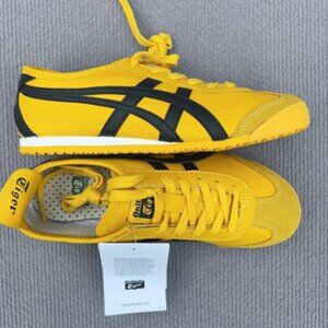 New Onitsuka Tiger Mexico 66 ASICS Sneaker Shoes in Yellow Black Kill Bill